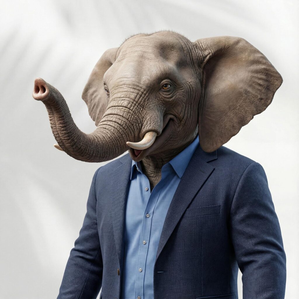 Elephant & Monkeys – Elefant